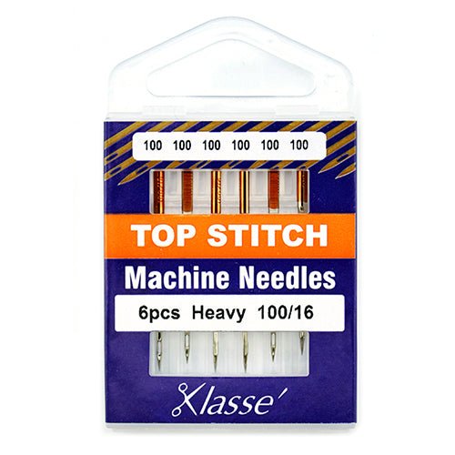 Klassé Topstitch Needles Heavy 100/16 - The Fabric Shop