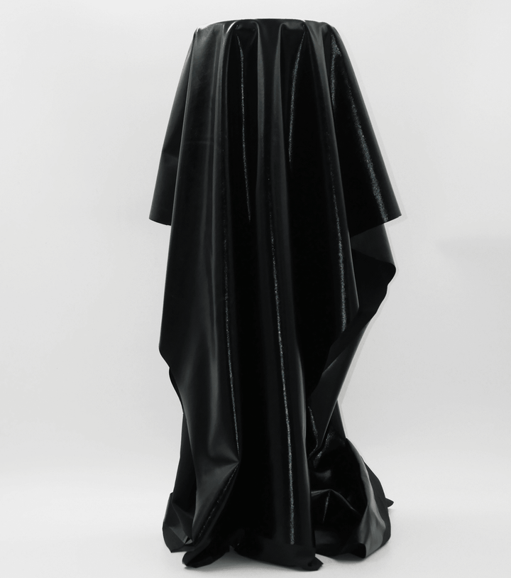 Metallic Liquid Lycra $18.00p/m - Black - The Fabric Shop