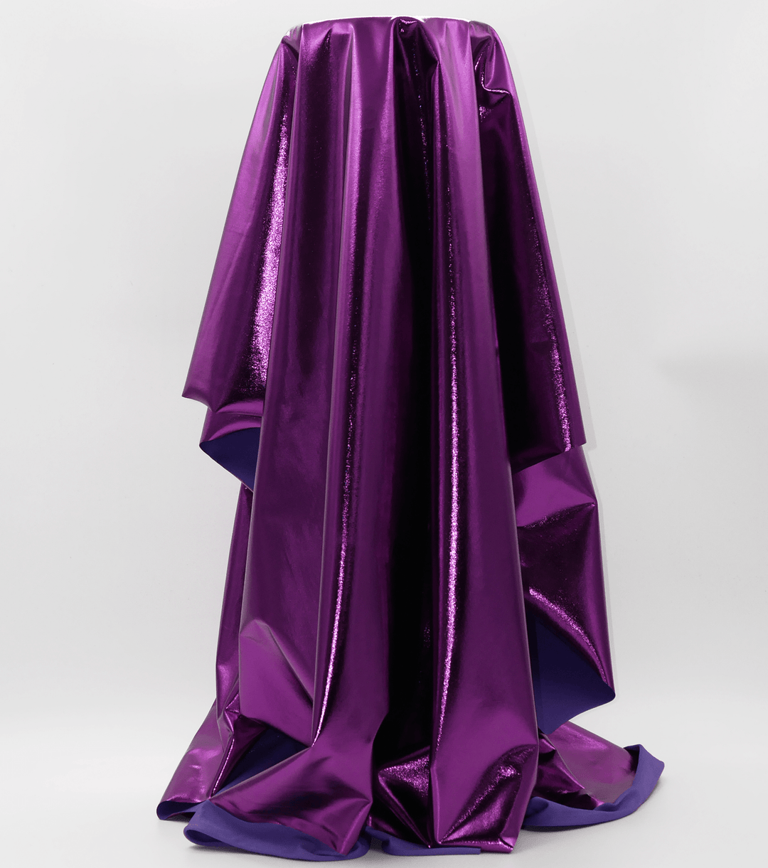 Metallic Liquid Lycra $18.00p/m - Magenta - The Fabric Shop