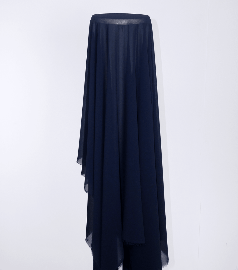 Pearl Chiffon $10.00p/m - Navy - The Fabric Shop