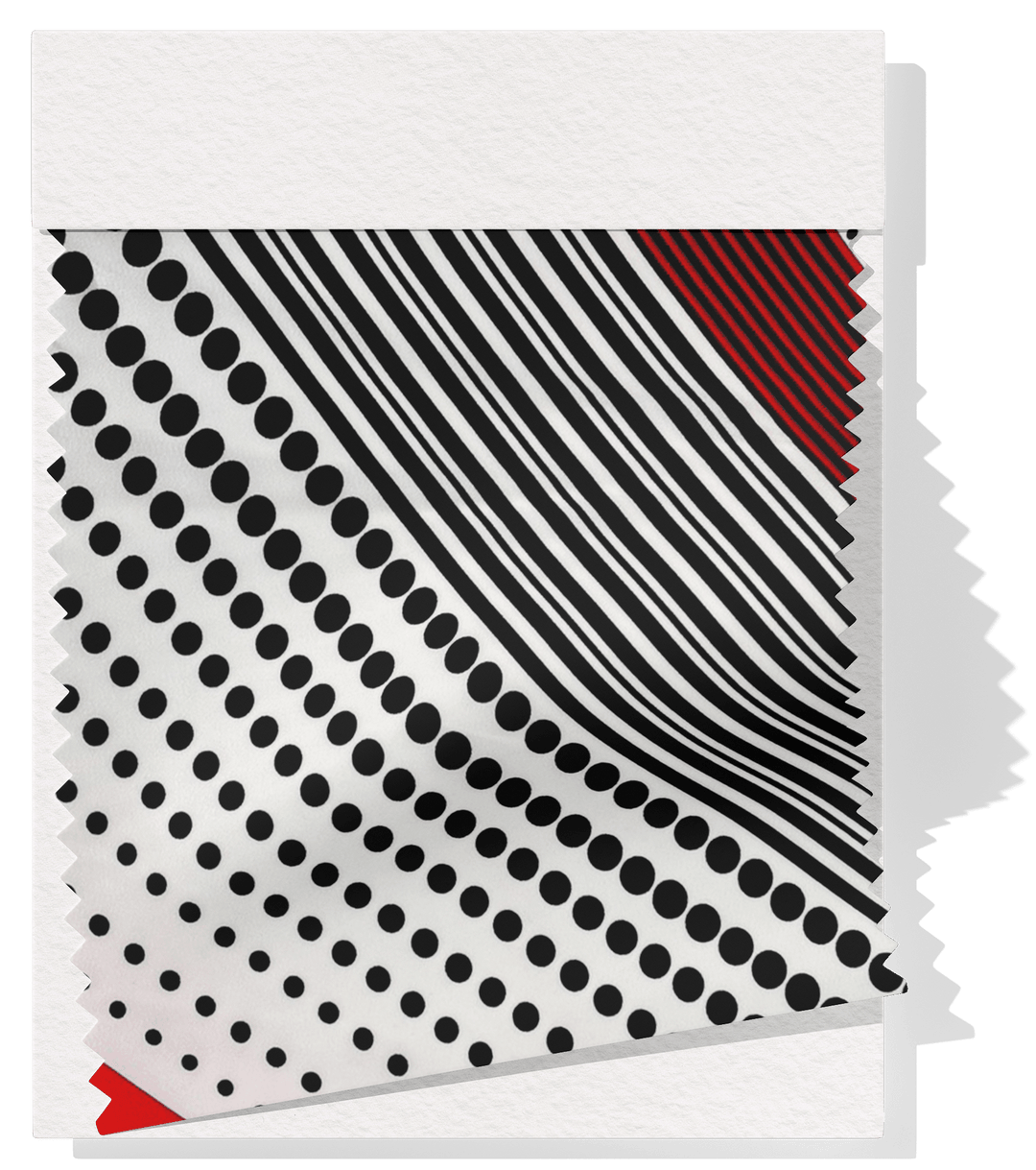 Printed Polyester $5.00p/m - Emily (Red) - The Fabric Shop
