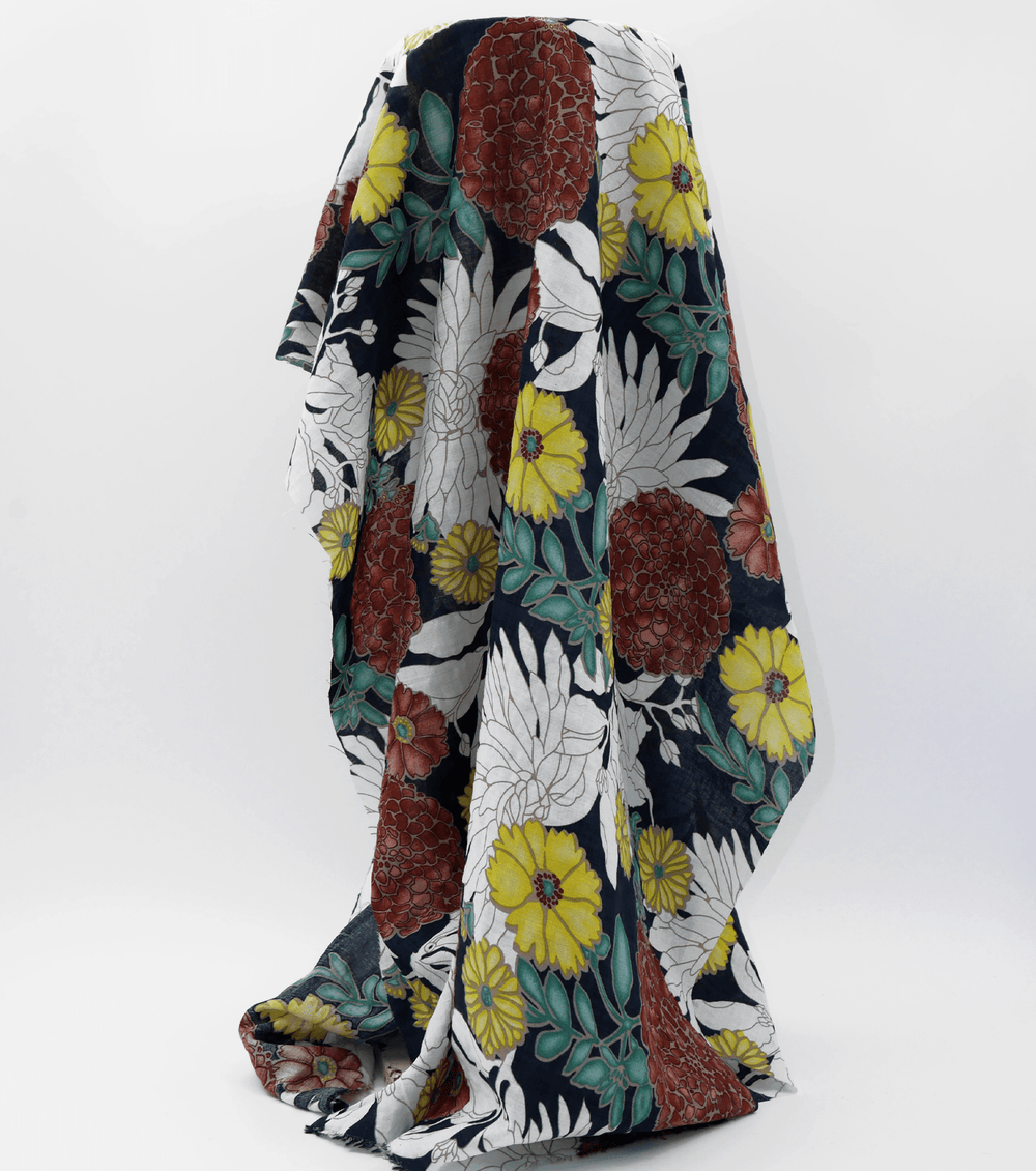 Printed Slub Cotton $12.00 p/m - Design 18 - The Fabric Shop