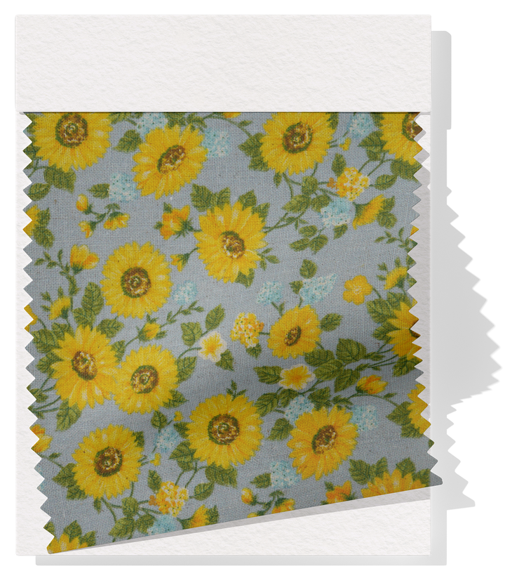 Printed Linen / Cotton $28.00p/m - Sunflowers