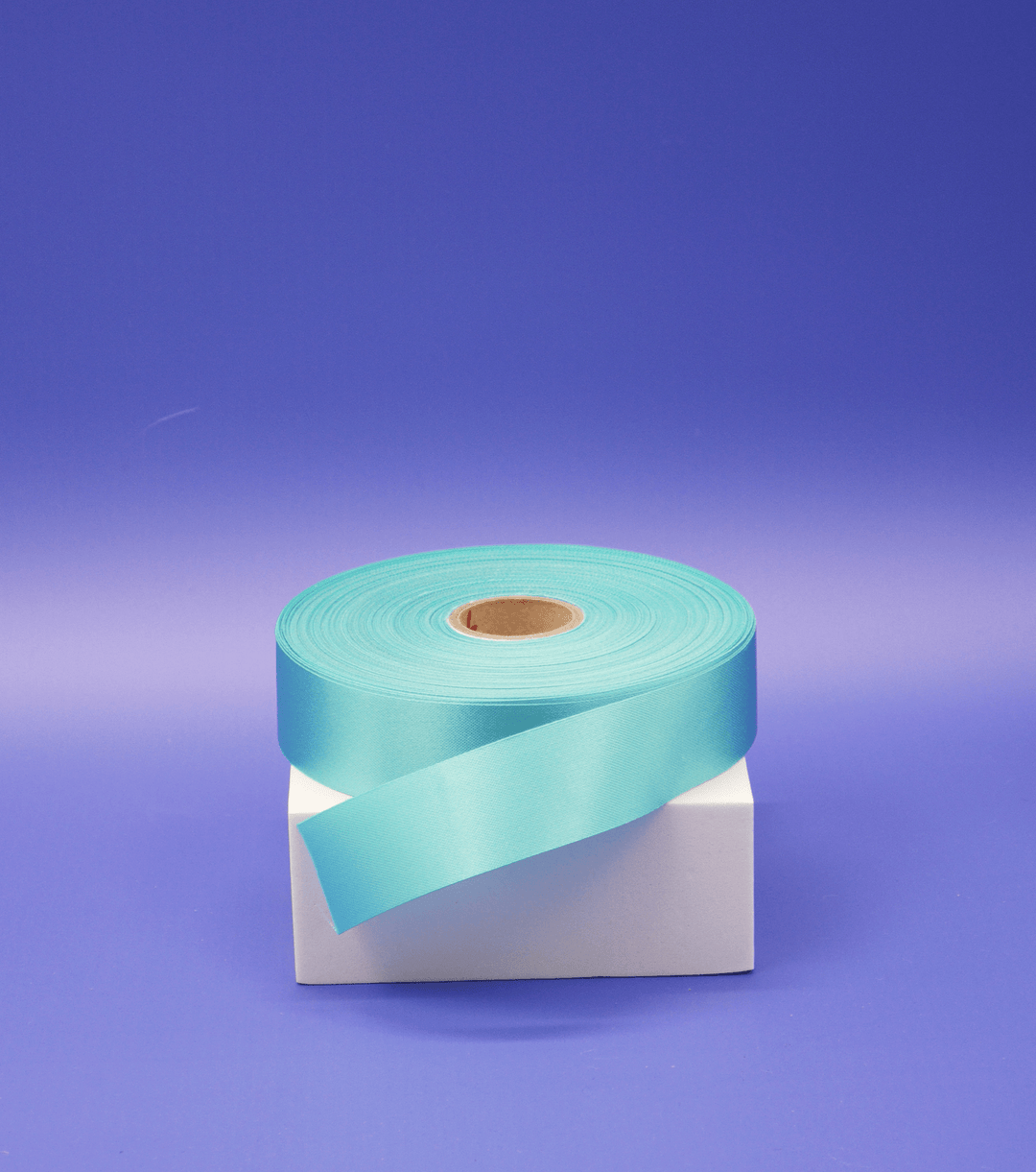 Ribbon $0.80p/m - Deep Aqua 25mm - The Fabric Shop