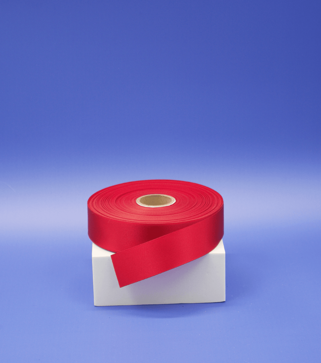 Ribbon $0.80p/m - Red 25mm - The Fabric Shop