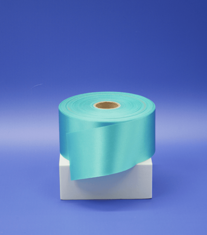 Ribbon $1.20p/m - Deep Aqua 50mm - The Fabric Shop
