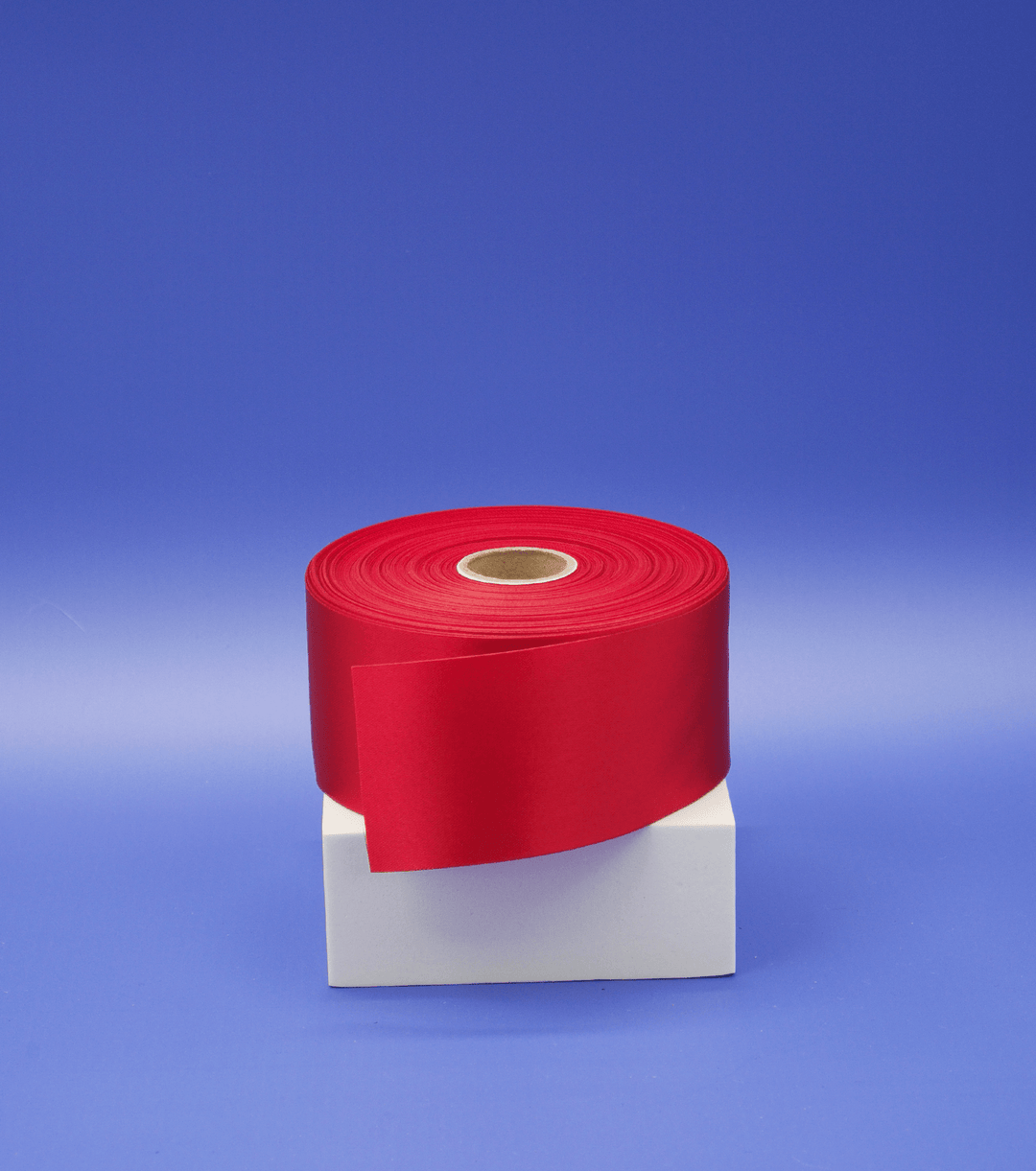 Ribbon $1.20p/m - Red 50mm - The Fabric Shop