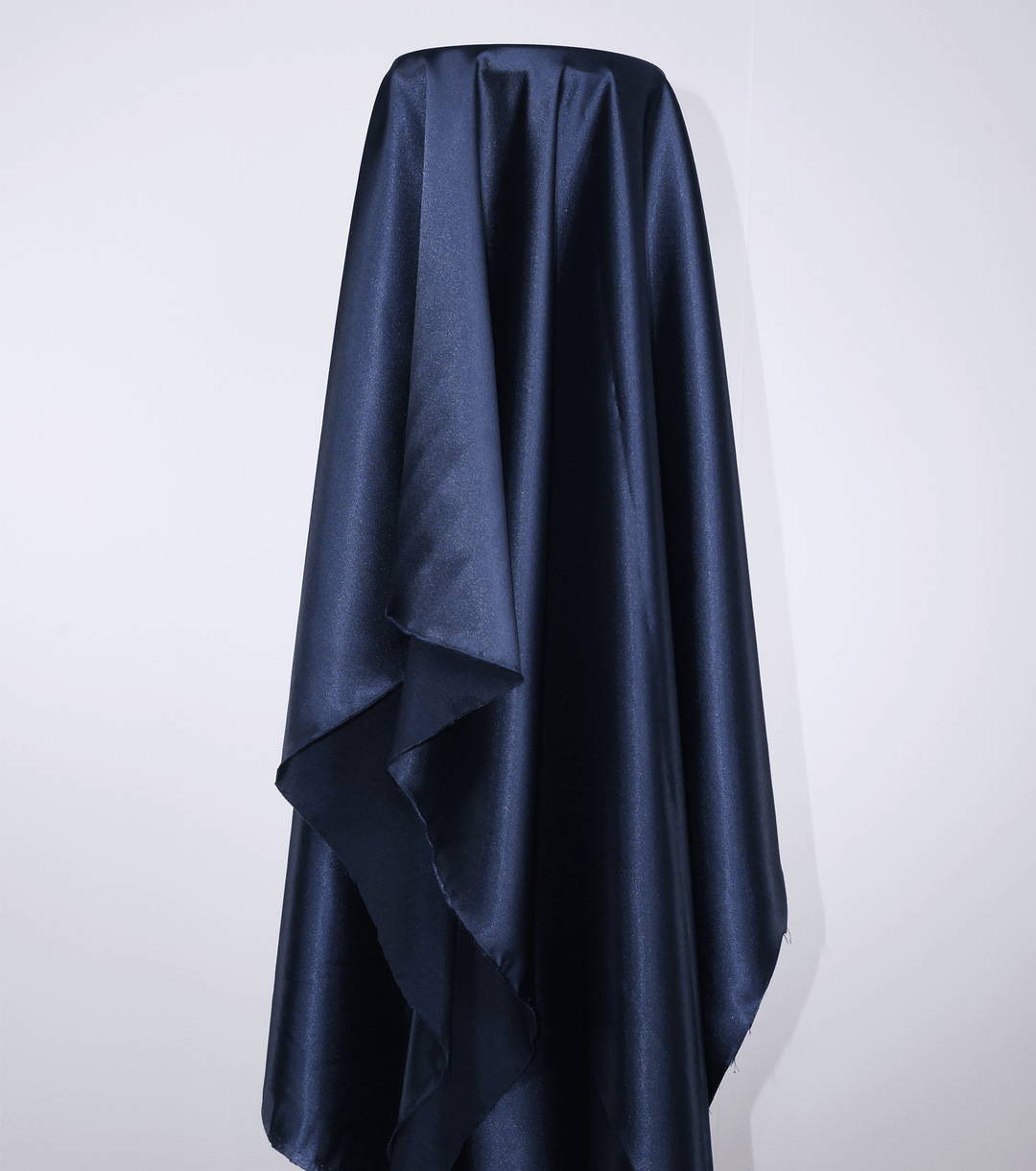 Stretch Satin $12.00p/m - Dark Navy - The Fabric Shop