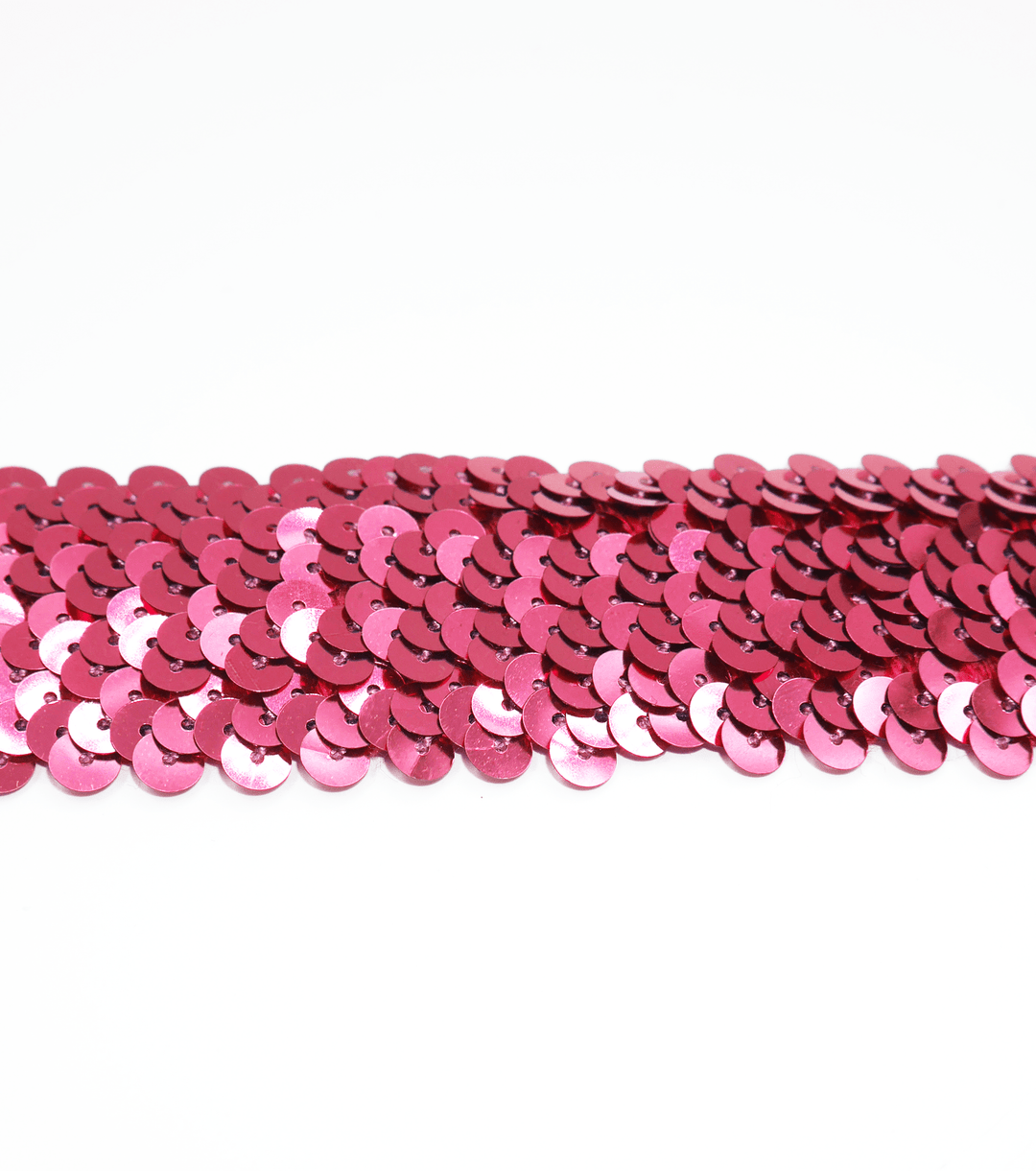 Stretch Sequin Trim $4.00p/m Pink - The Fabric Shop
