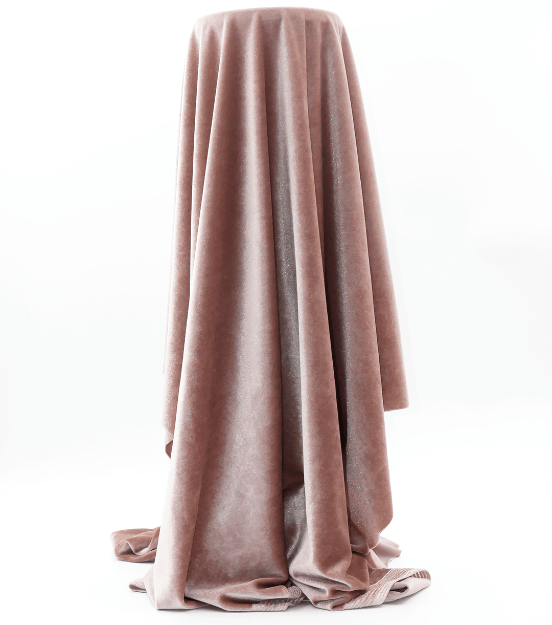 Stretch Velvet $12.00p/m - Blush Pink - The Fabric Shop