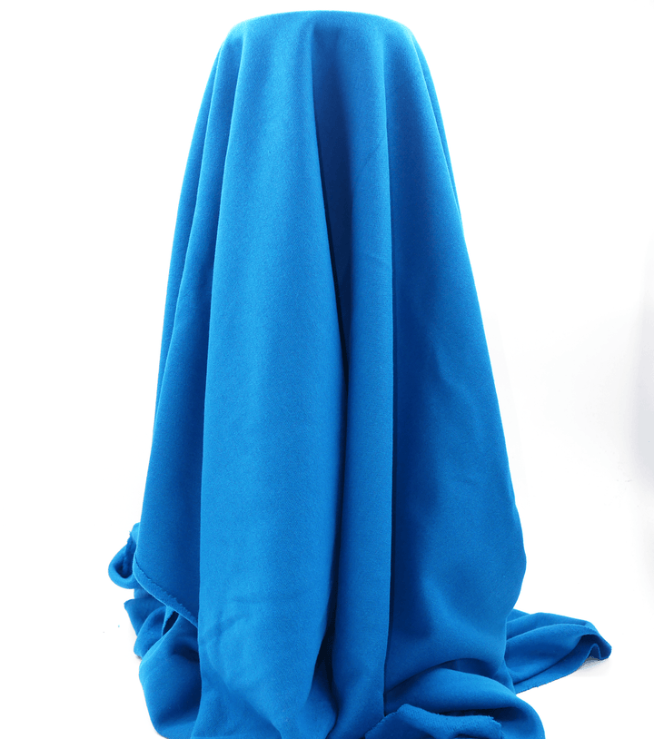 Sweat-shirting Polyester/ Cotton $15.00p/m - Sea Blue - The Fabric Shop