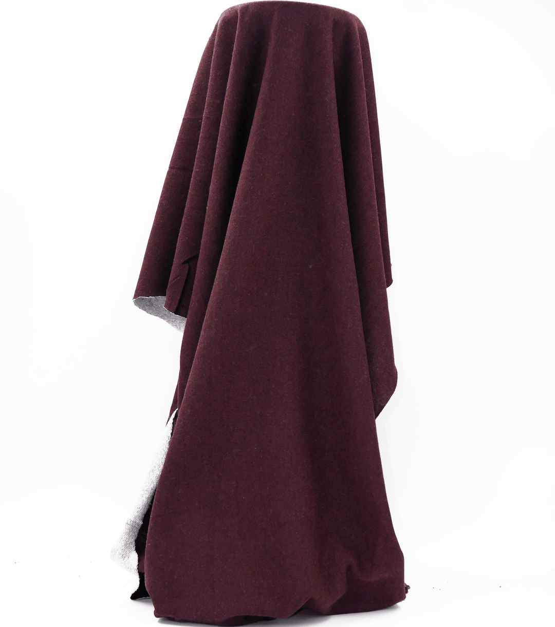 Sweat Shirting Polyester / Cotton $15.00p/m - Wine - The Fabric Shop